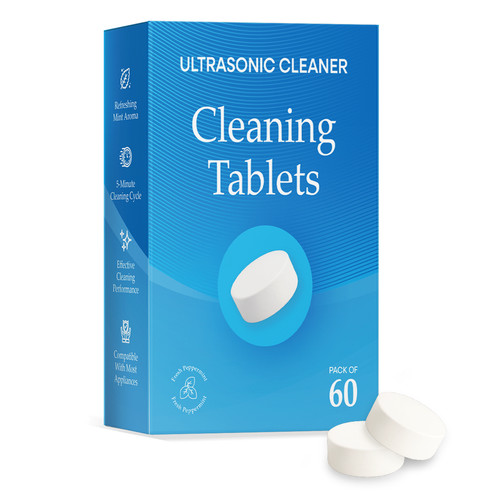 Ultrasonic denture cleaning - denture,
