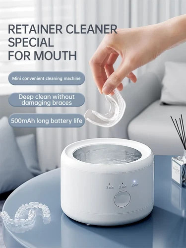 Ultrasonic denture cleaner - denture,