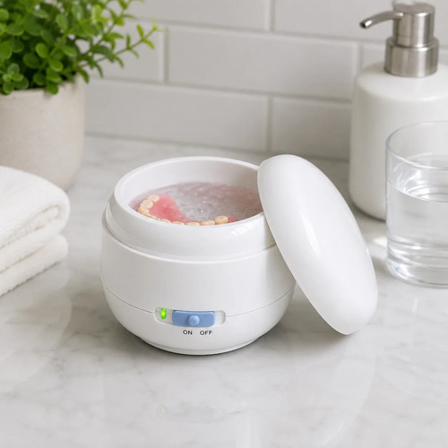 Sonic denture cleaner - denture,