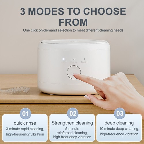 Ultrasonic denture cleaner - denture,