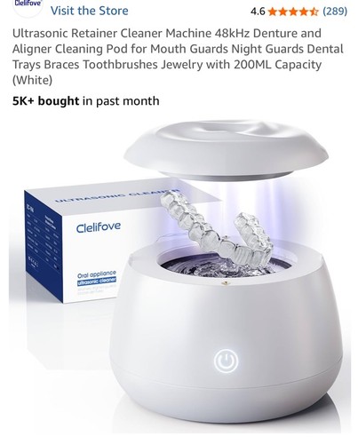 Denture cleaner ultrasonic