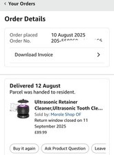 Ultrasonic Retainer Cleaner